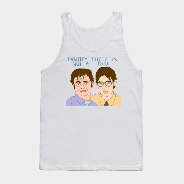 IDENTITY THEFT IS NOT A JOKE Tank Top by mailshansen